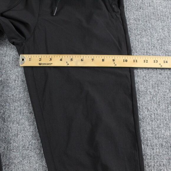 Alo Yoga Jogger Mens Small Co-Op 7/8 Pant Stretch Sweatpants Drawstring Black - Picture 12 of 15